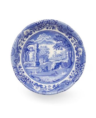 Blue Italian Cereal Bowls, Set of 4