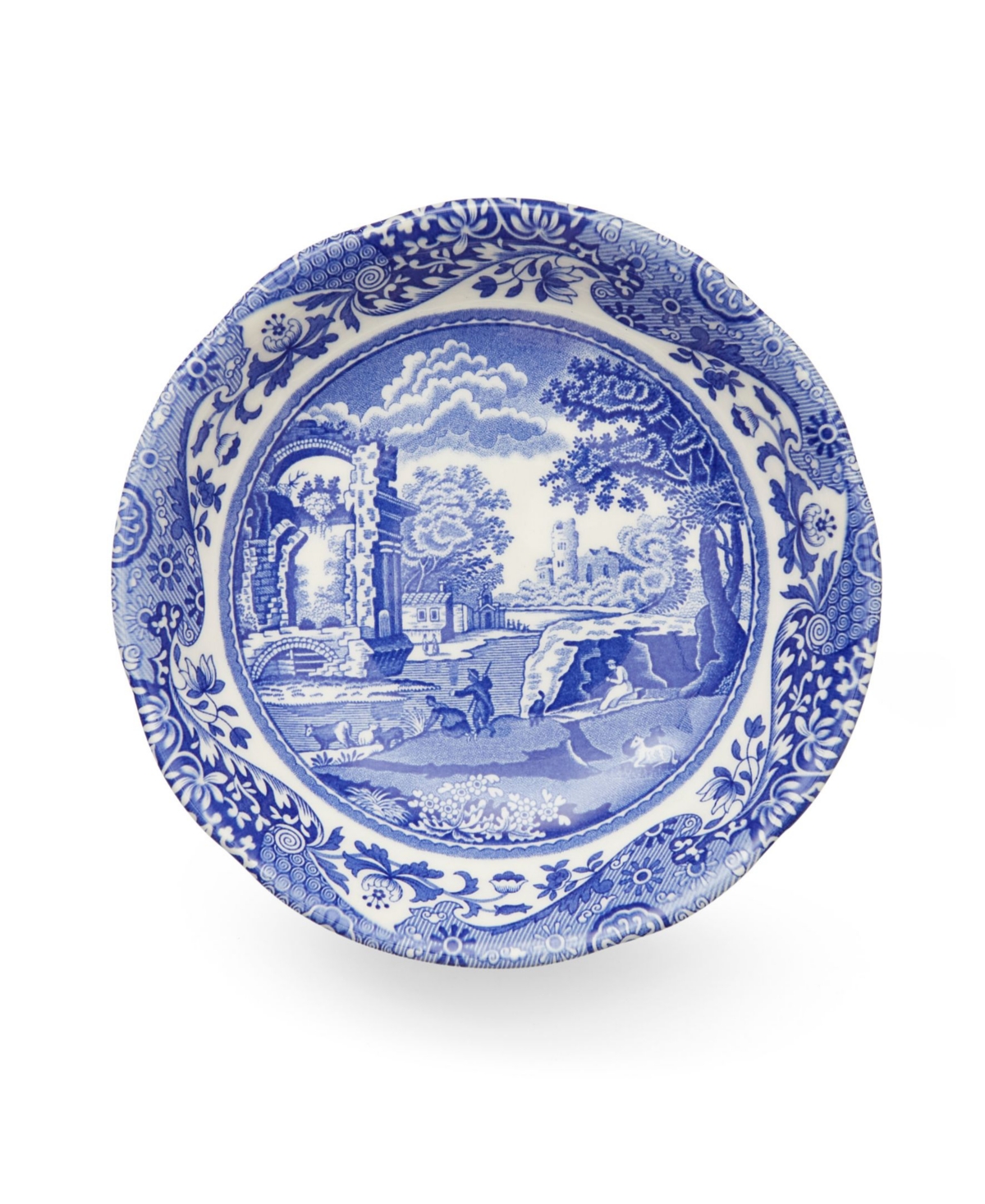 Spode Italian 6.5" Cereal Bowls, Set Of 4 In Blue