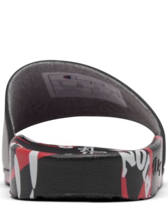 Champion Big Kids IPO Smile Slide Sandals from Finish Line