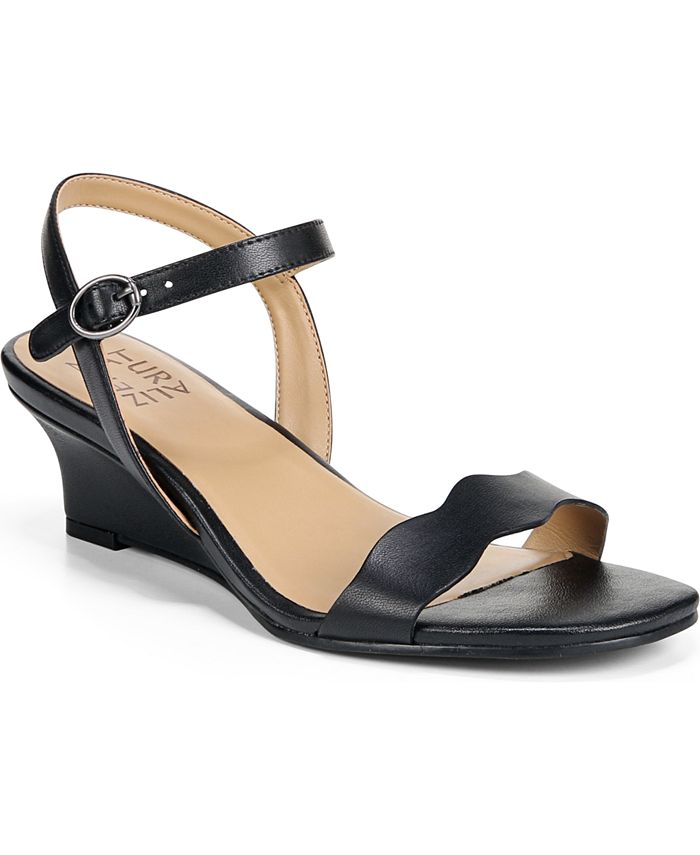 Naturalizer Lacey Ankle Strap Wedge Sandals & Reviews - Sandals - Shoes ...