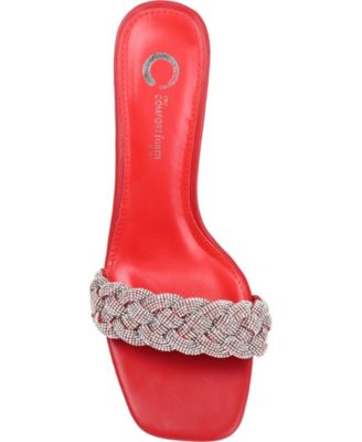 Women's Sashaa Braided Rhinestone Sandals
