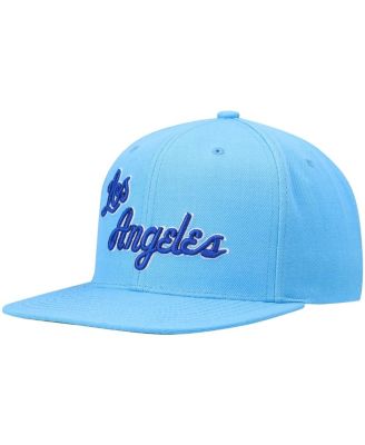Men's Powder Blue Los Angeles Lakers Hardwood Classics Team Ground 2.0 Snapback Hat