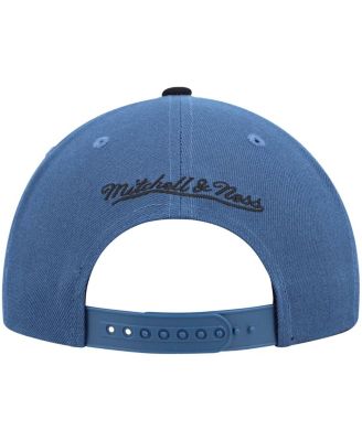 Men's Blue and Black Minnesota Timberwolves Hardwood Classics Team Two-Tone 2.0 Snapback Hat