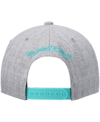 Men's Heathered Gray San Antonio Spurs Hardwood Classics Team 2.0 Snapback Hat