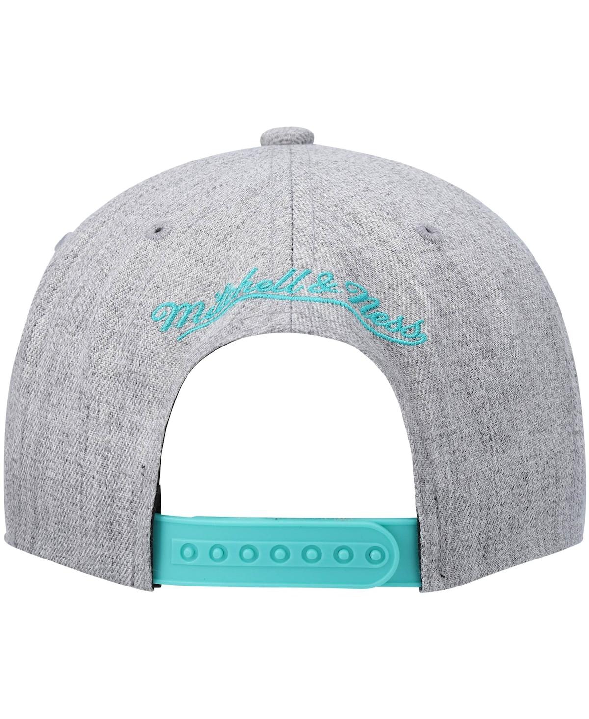 Mitchell & Ness Men's  Heathered Gray San Antonio Spurs Hardwood Classics Team 2.0 Snapback Hat In Heathered Gray