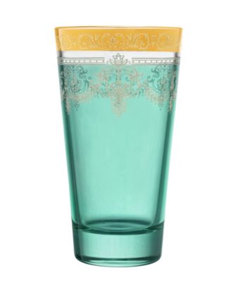 Highball 6 Piece Gold Band Glass Set