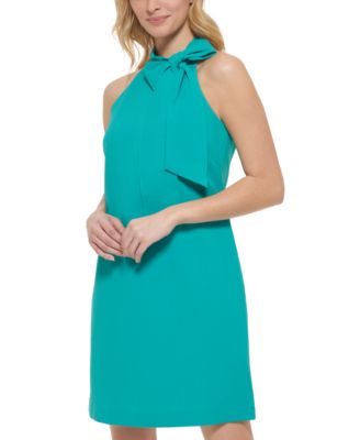 vince camuto bow neck dress