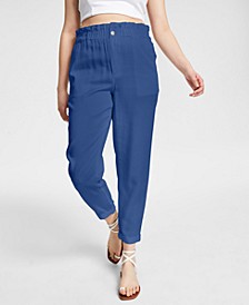Women's Paperbag-Waist Ankle Pants, Created for Macy's