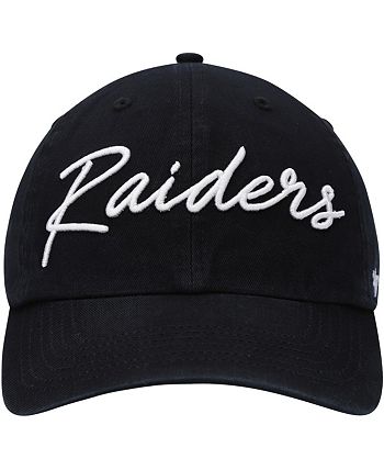 Las Vegas Raiders '47 Women's Vocal Clean Up Adjustable Hat - Black