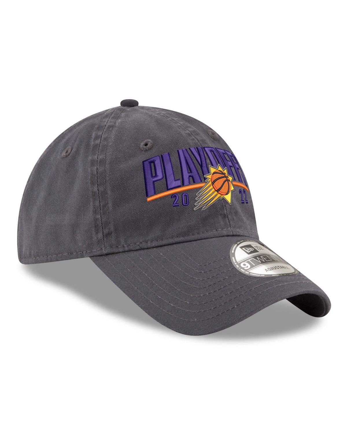 Shop New Era Men's  Gray Phoenix Suns 2022 Nba Playoffs Arch 9twenty Adjustable Hat