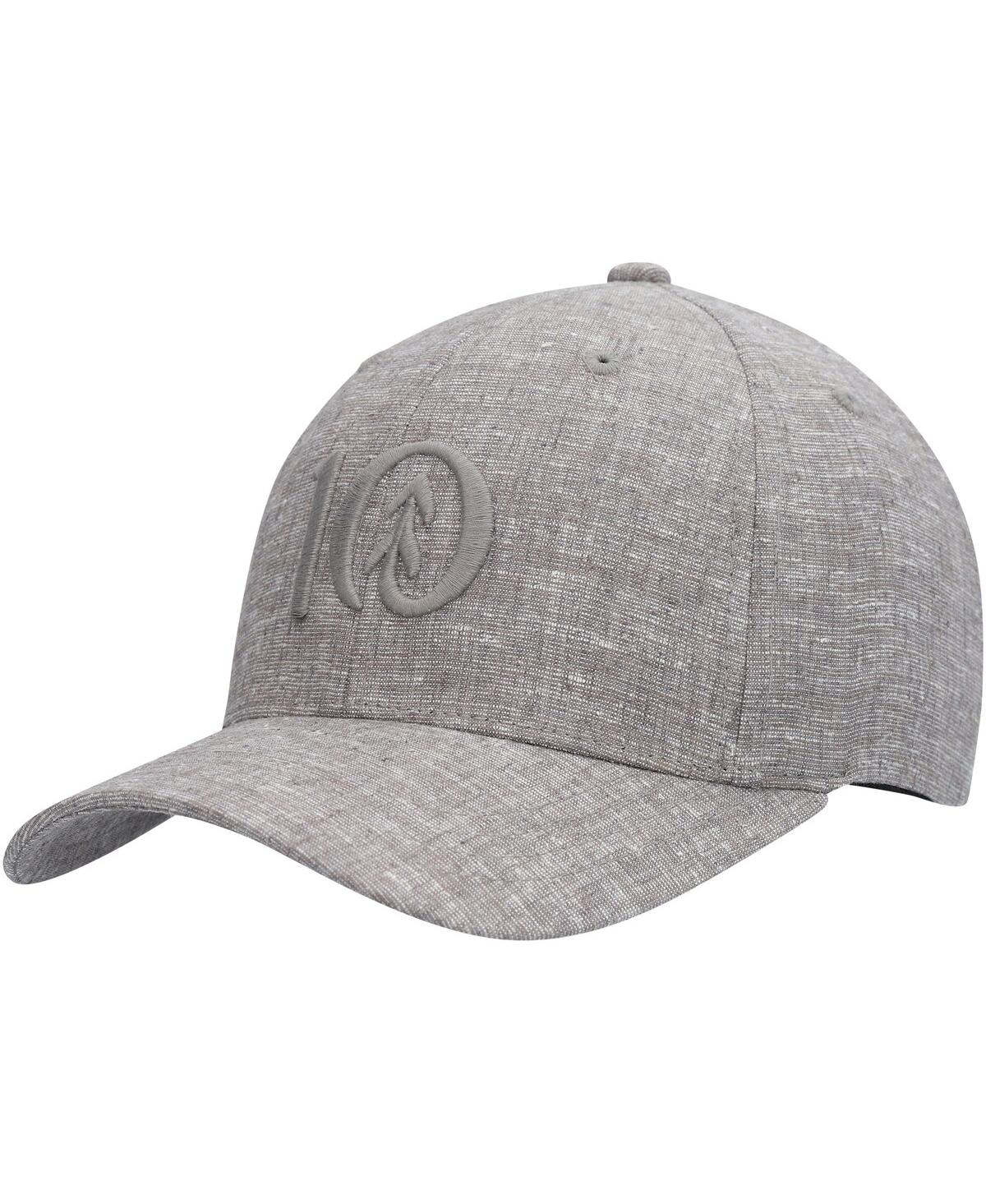 Men's tentree Heathered Gray Logo Thicket Flex Hat- Dnu - Heathered Gray