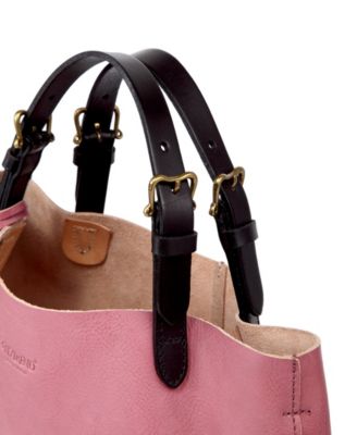 Women's Genuine Leather Dip Dye Tote