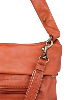 Sweet Lotus Leather Bucket Bag