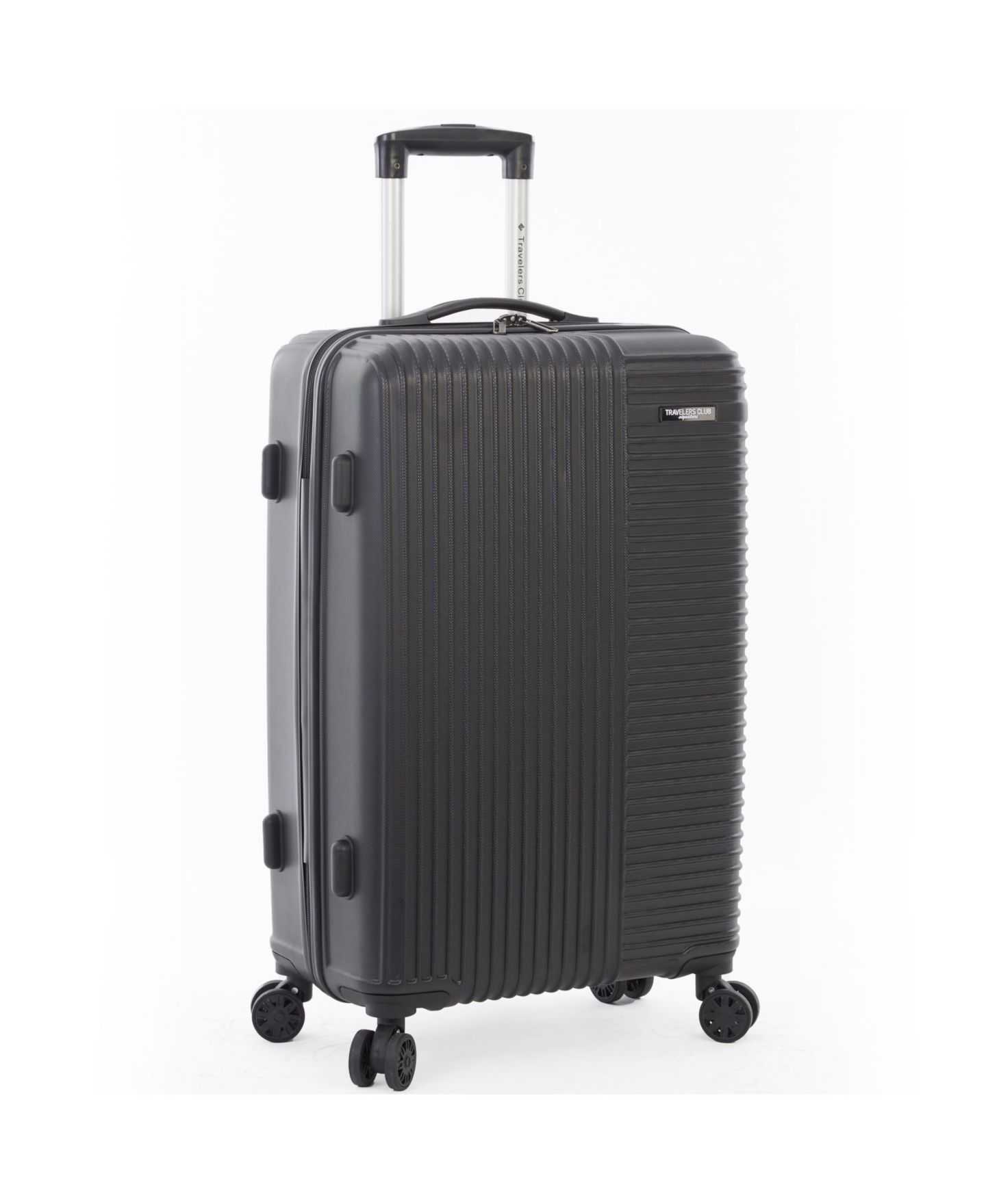 Чемоданы Travelers Club Basette 3-Pc. Hardside Luggage Set, цвет: Чёрный — фото 13
