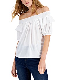 Women's Off-The-Shoulder Top, Created for Macy's