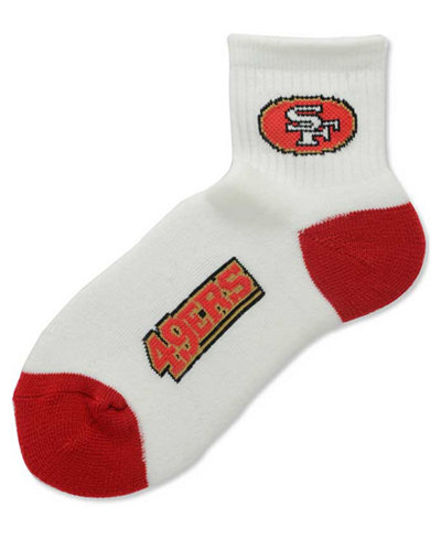 For Bare Feet San Francisco 49ers Ankle Socks
