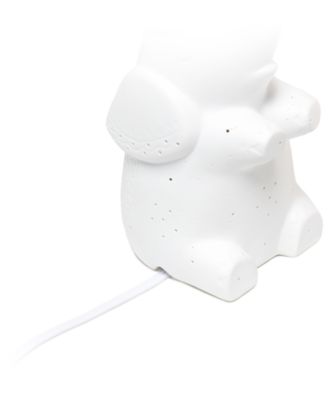 Porcelain Elephant Shaped Table Lamp