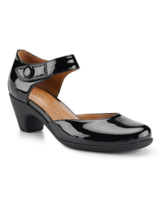Women's Clarice Mary Jane Block Heel Pumps