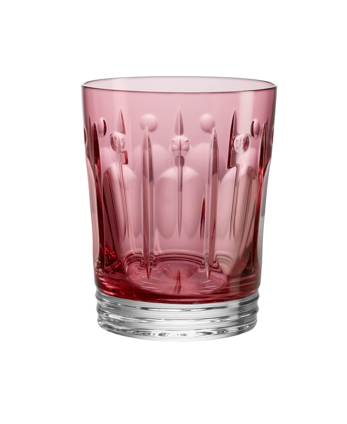 Waterford Winter Wonders Winter Rose Double Old Fashioned Glass In Red