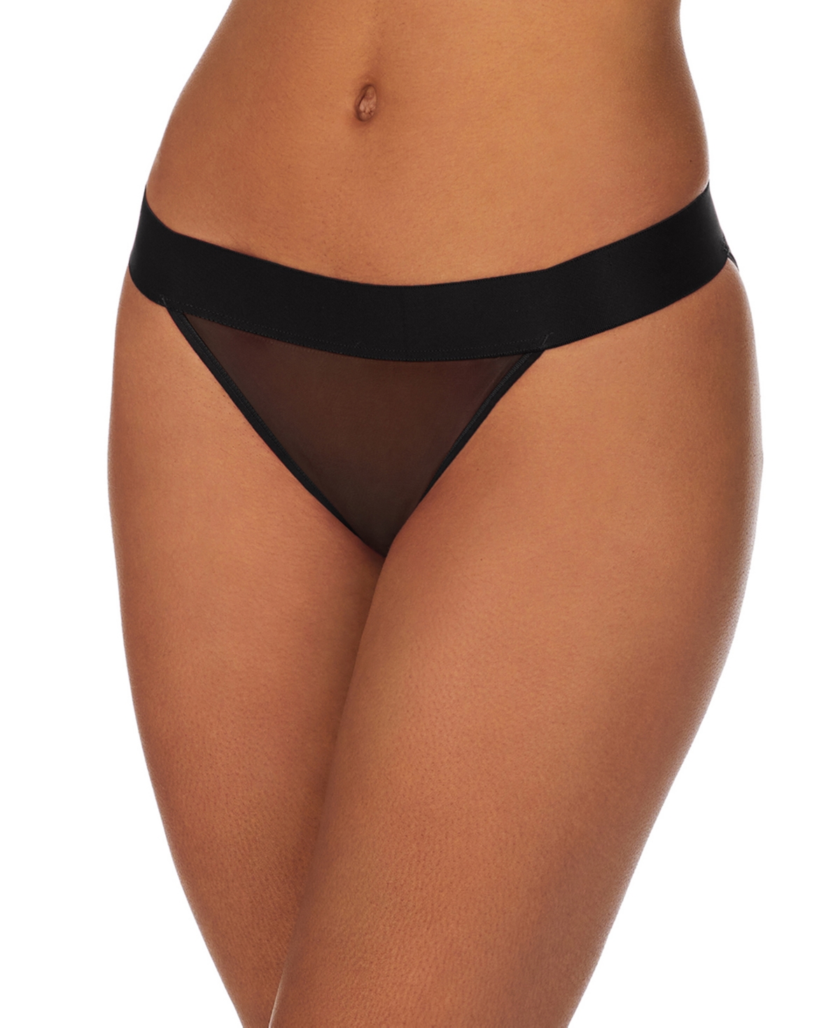 Women's Sheer Bikini Underwear DK8945 - Black