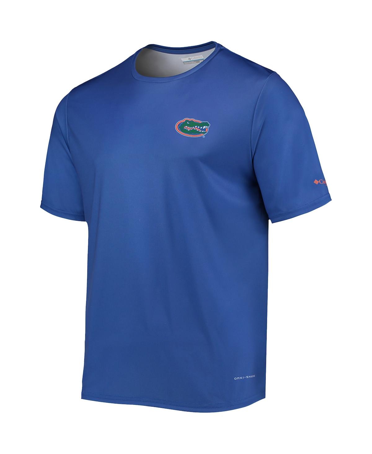 Shop Columbia Men's  Royal Florida Gators Terminal Tackle Omni-shade T-shirt
