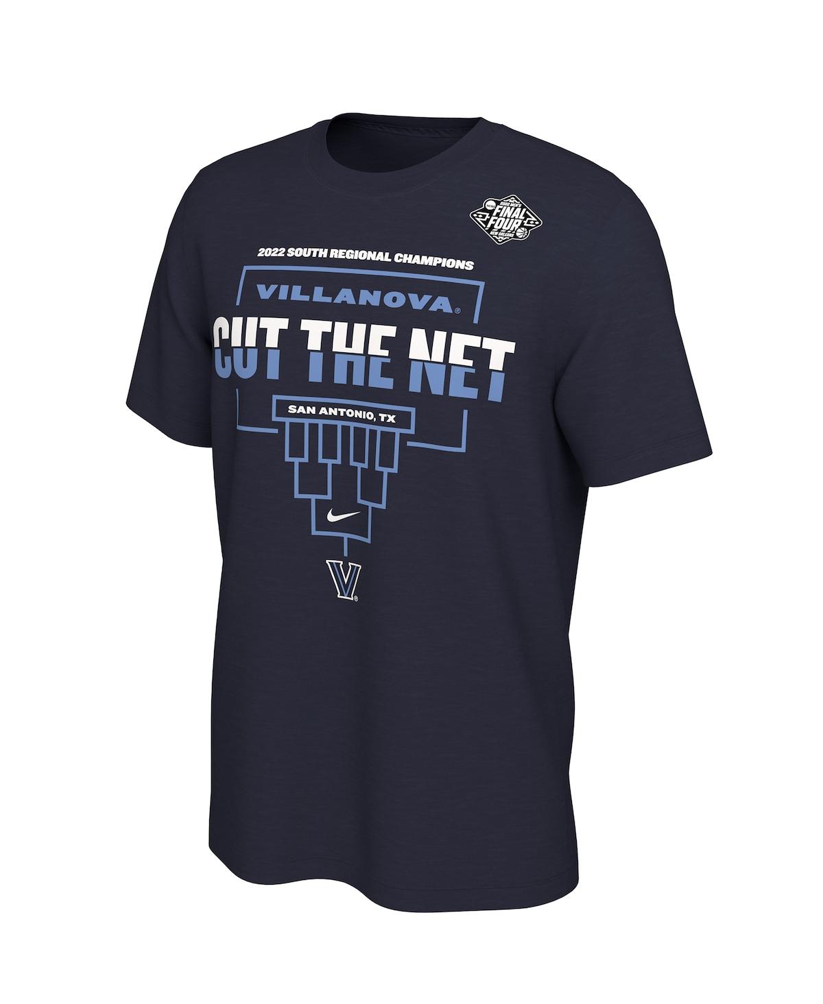 Men's NikeVillanova Wildcats 2022 Ncaa Men's Basketball Tournament March Madness Final Four Regional Champions Locker Room T-shirt - Navy