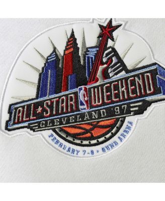 Men's Black NBA Hardwood Classics 1997 All-Star Game Colorblock Fusion Pullover Hoodie