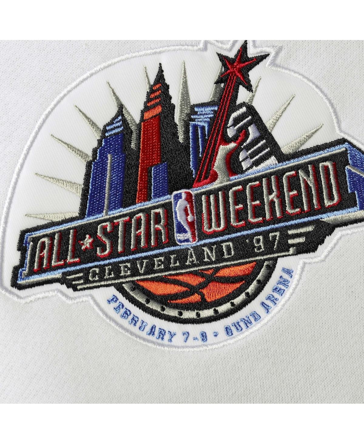 Mitchell & Ness Men's  Black Nba Hardwood Classics 1997 All-star Game Colorblock Fusion Pullover Hood In Black