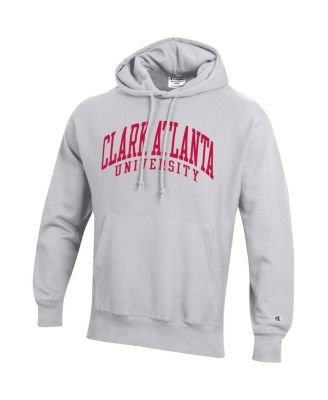 Men's Gray Clark Atlanta University Panthers Tall Arch Pullover Hoodie