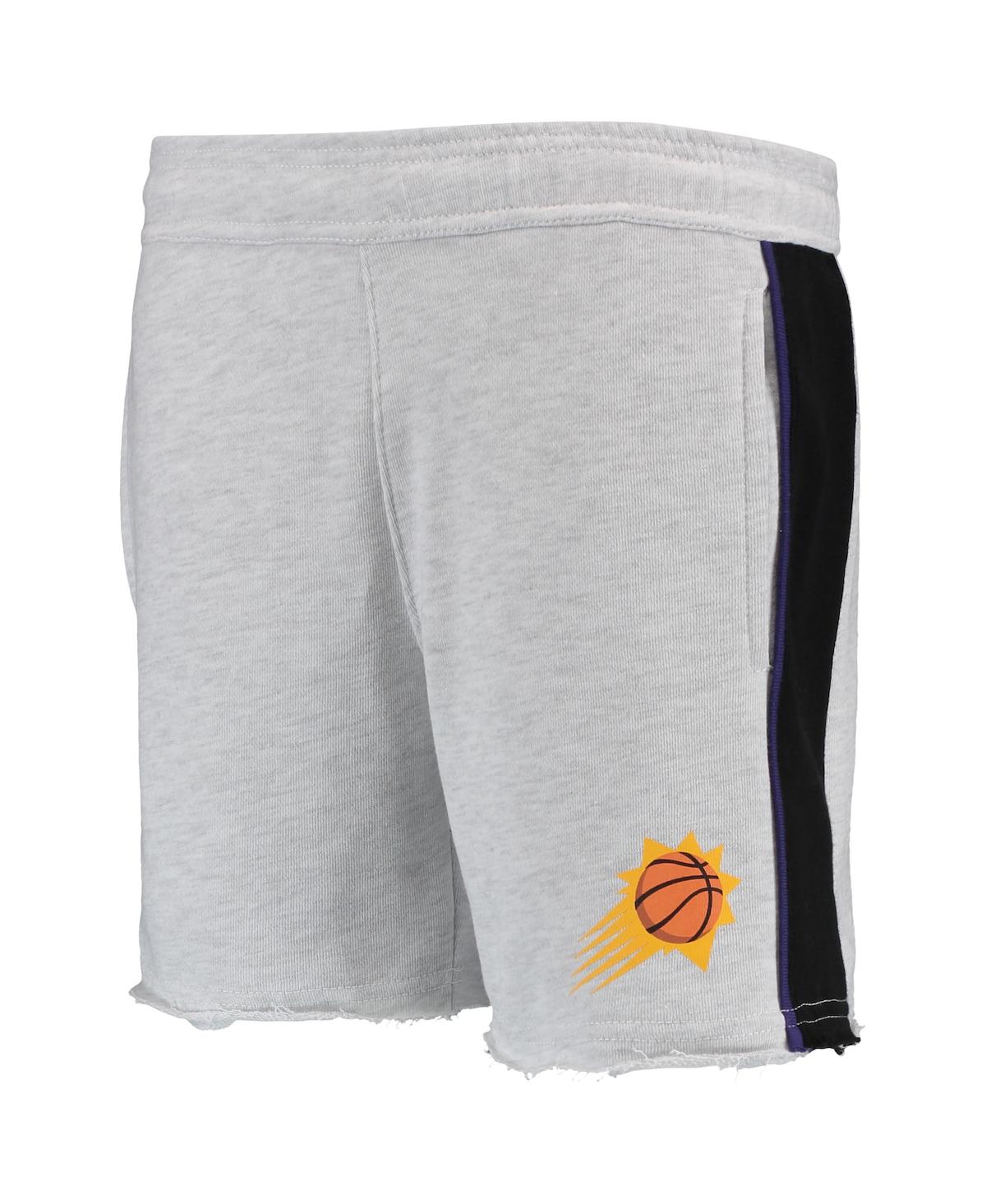 Outerstuff Big Boys Heathered Gray Phoenix Suns Wingback Shorts In Heathered Gray