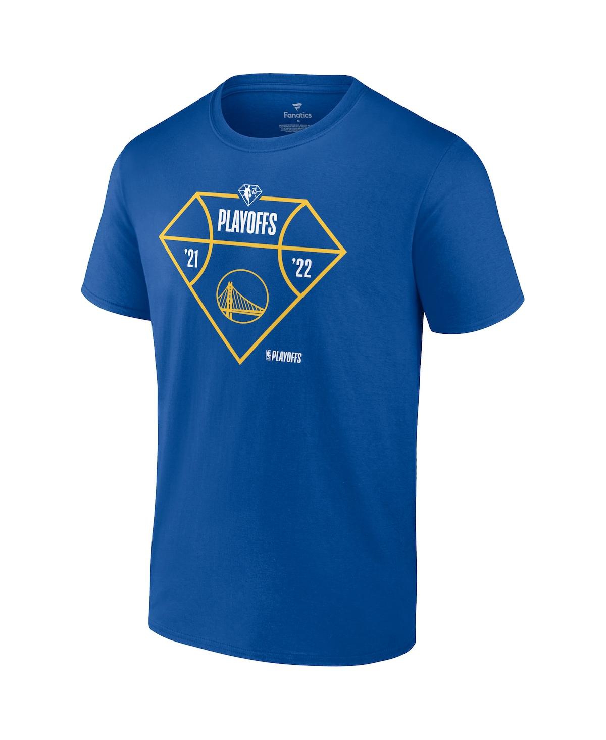 Fanatics Branded Royal Golden State Warriors 2022 Nba Playoffs Diamond Tip Off T-shirt In Royal