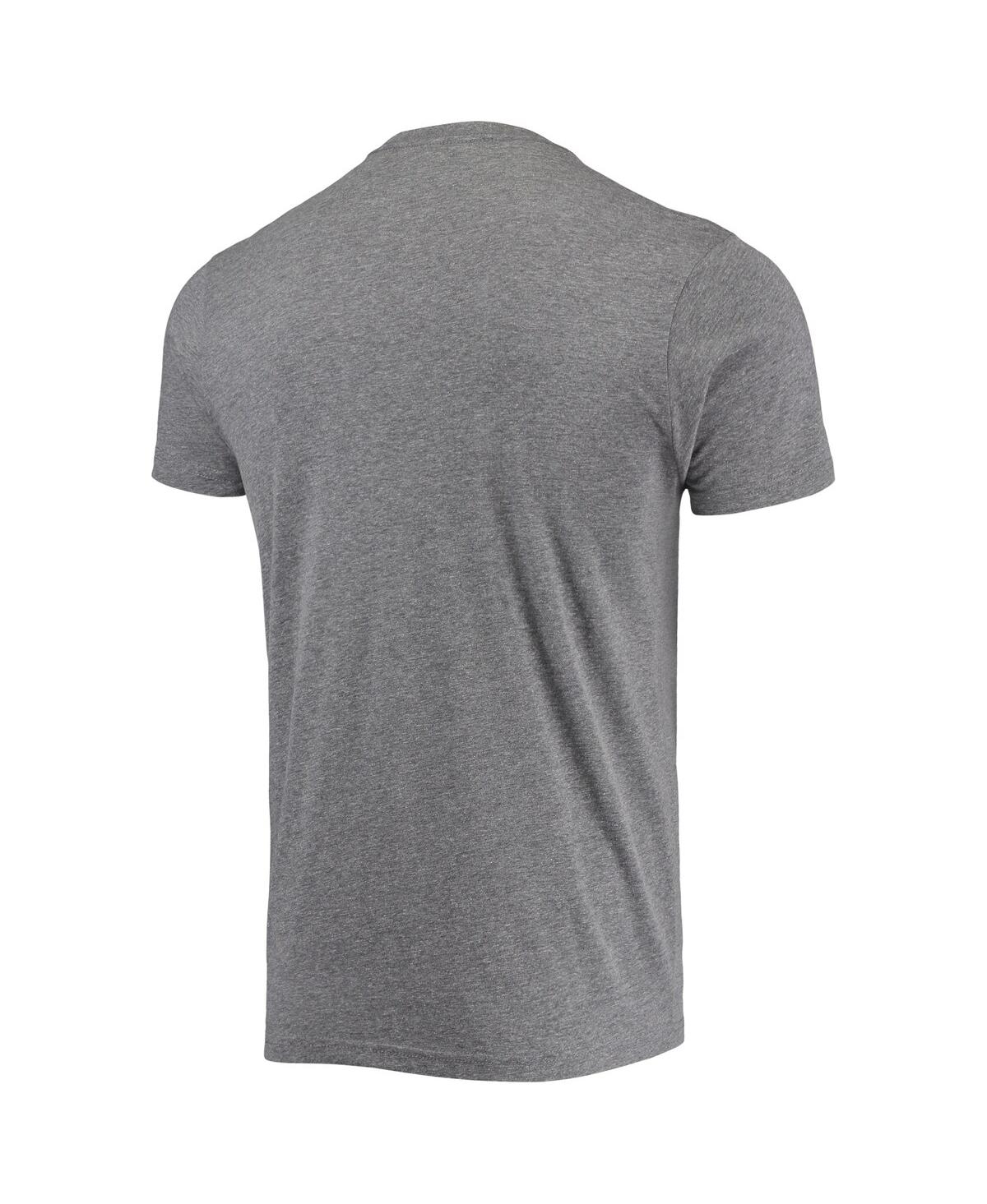 Shop Sportiqe Men's  Heathered Gray Brooklyn Nets Moments Mixtape Comfy Tri-blend T-shirt