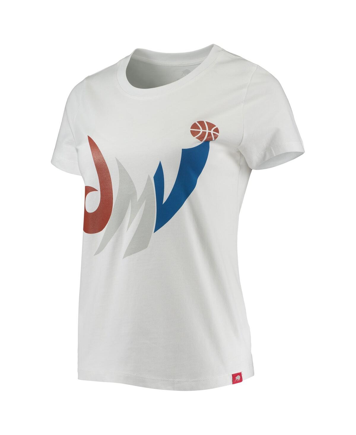 Shop Sportiqe Women's  White Washington Wizards Cabo T-shirt