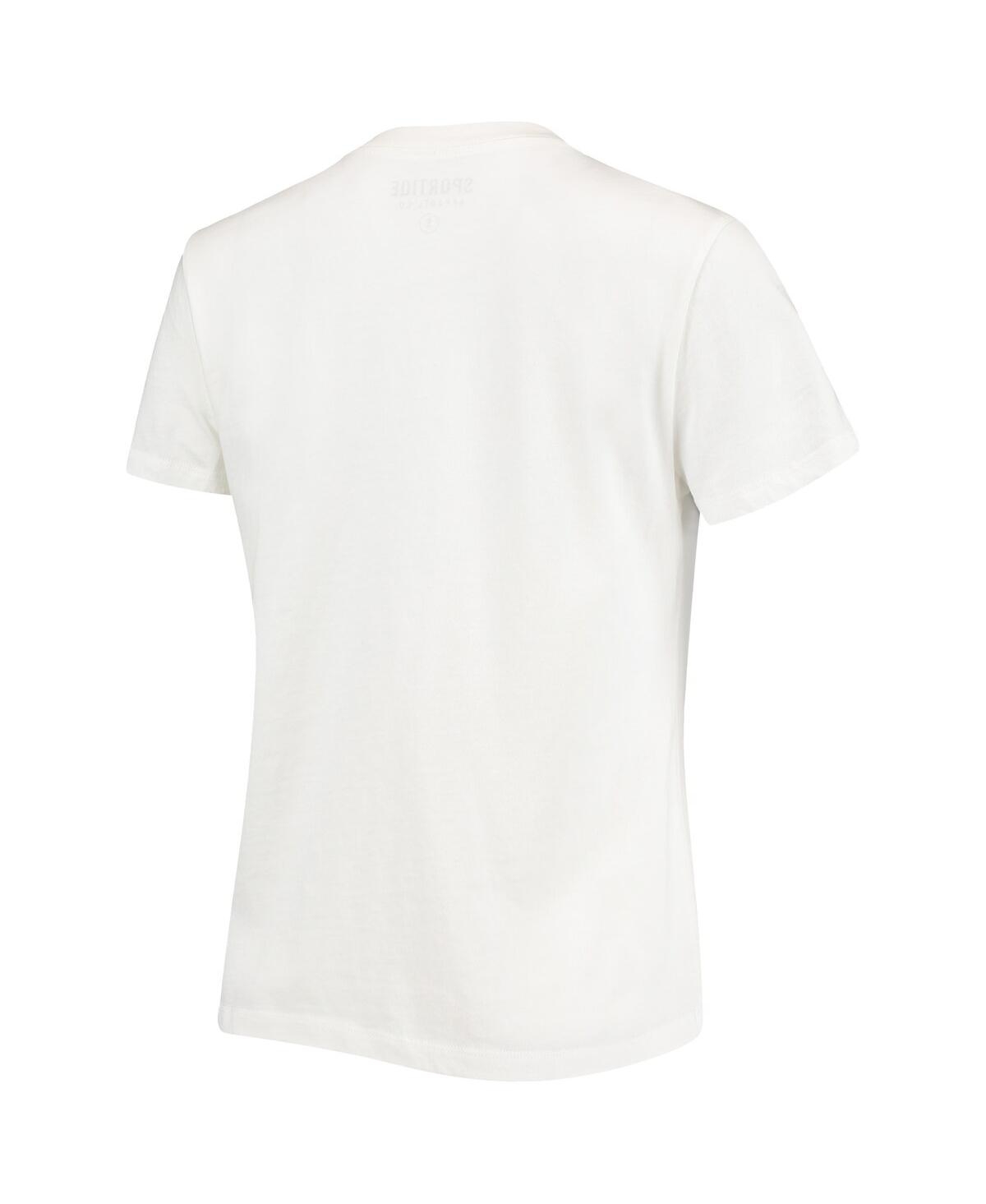 Shop Sportiqe Women's  White Charlotte Hornets Arcadia T-shirt