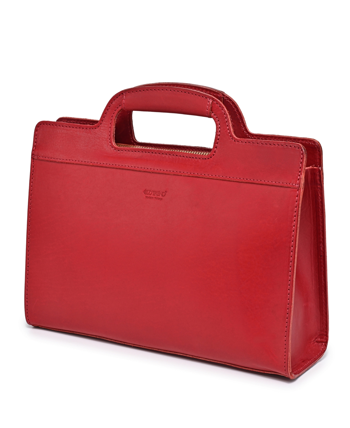 Old Trend Women's Genuine Leather Sleek Creek Crossbody Bag In Red