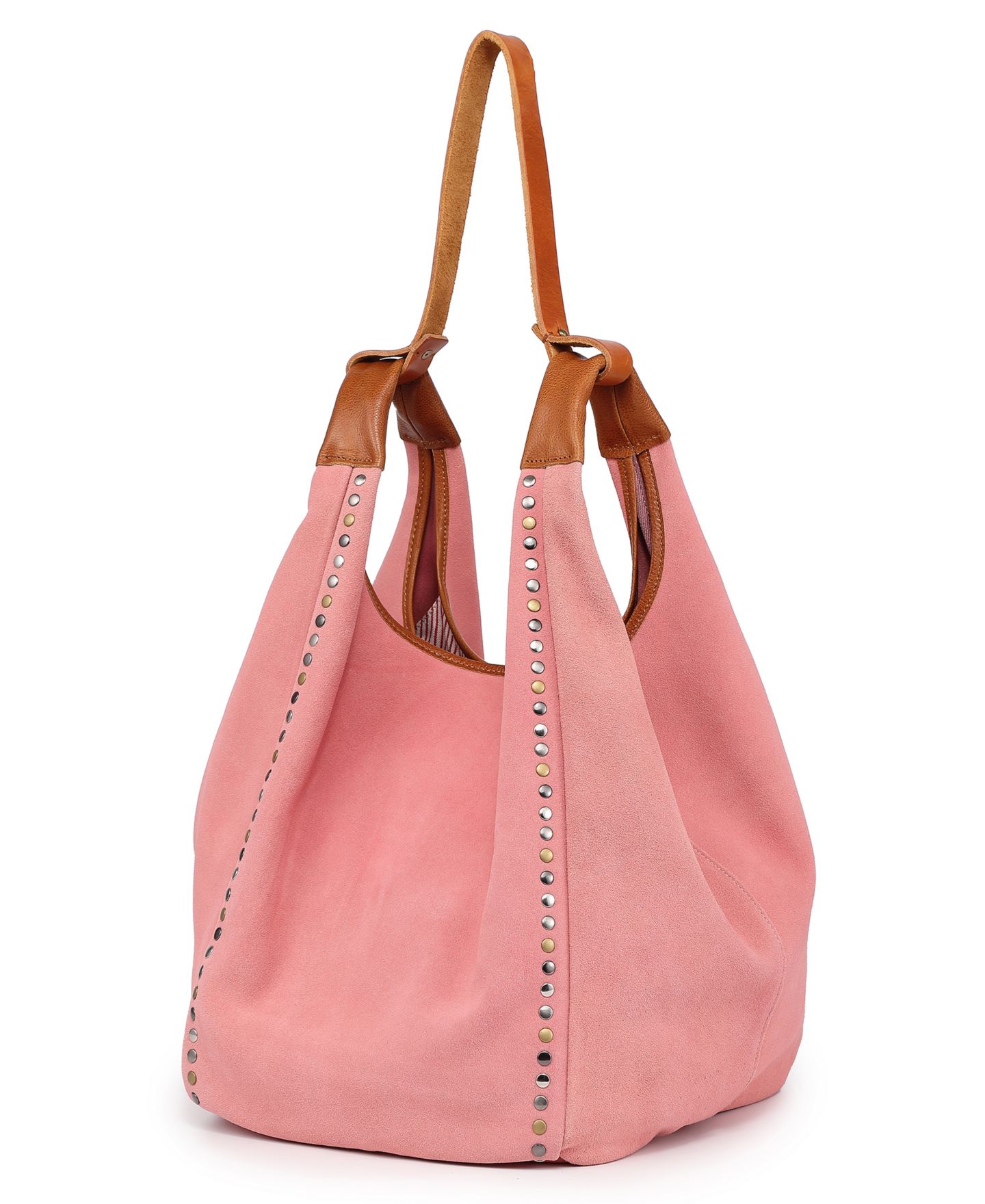 Женская сумка OLD TREND Genuine Leather Rose Valley Hobo, цвет: Коралловый — фото 9