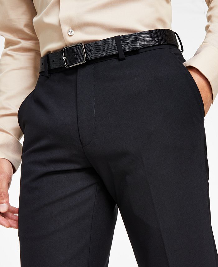 Slim Fit Solid Pants