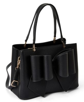 Women's Jenna Triple Compartment Bowtie Satchel Bag