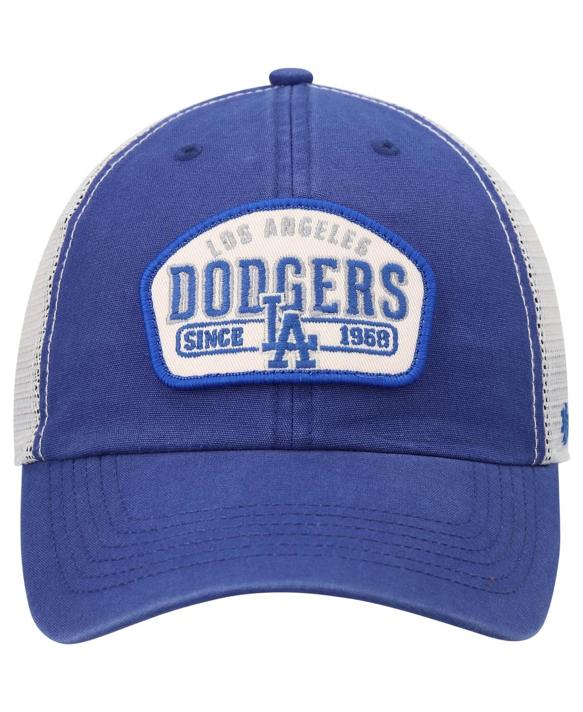 47 Brand Men's '47 Royal Los Angeles Dodgers Penwald Clean Up Trucker Snapback Hat In Royal