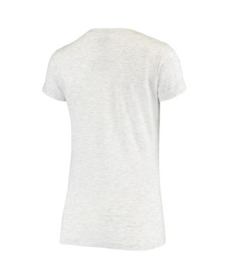 Women's '47 Heathered Gray San Jose Sharks Fantasy Scoop Neck T-shirt