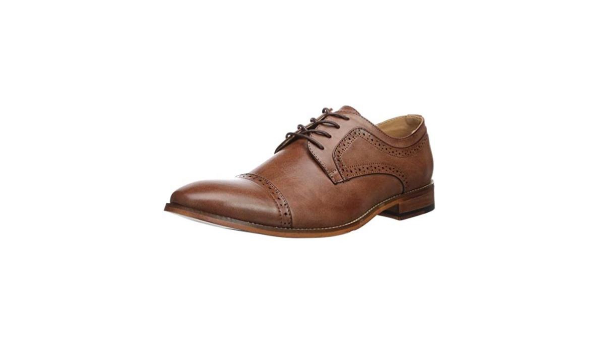Unlisted By Kenneth Cole Men's Cheer Lace Up Dress Shoes In Cognac