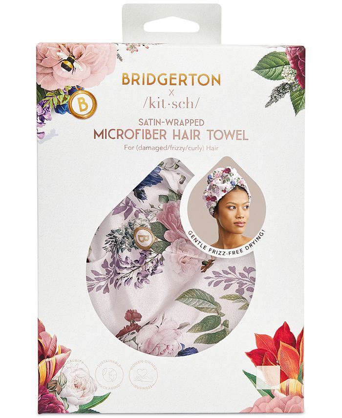 Kitsch Bridgerton FloralPrint Hair Towel Macy's