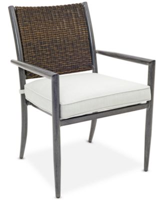CLOSEOUT! Agio Lansdale Outdoor Dining Chair - Macy's