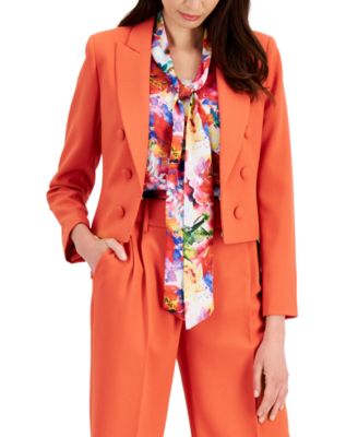 Tahari ASL Women's Faux Double-Breasted 
