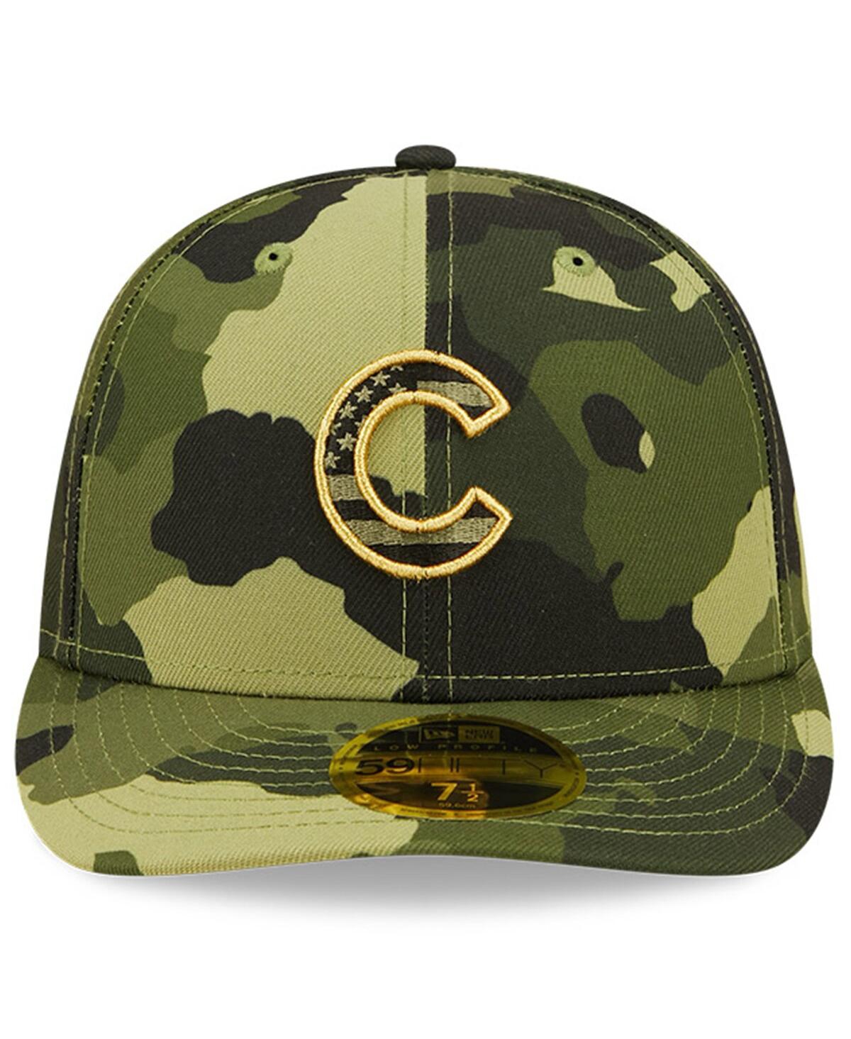 NEW ERA MEN'S NEW ERA CAMO CHICAGO CUBS 2022 ARMED FORCES DAY ON-FIELD LOW PROFILE 59FIFTY HAT 