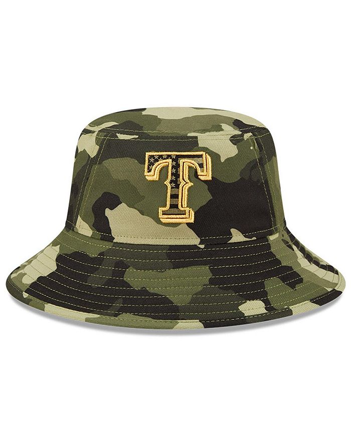 New Era Men's Camo Texas Rangers 2022 Armed Forces Day Bucket Hat - Macy's