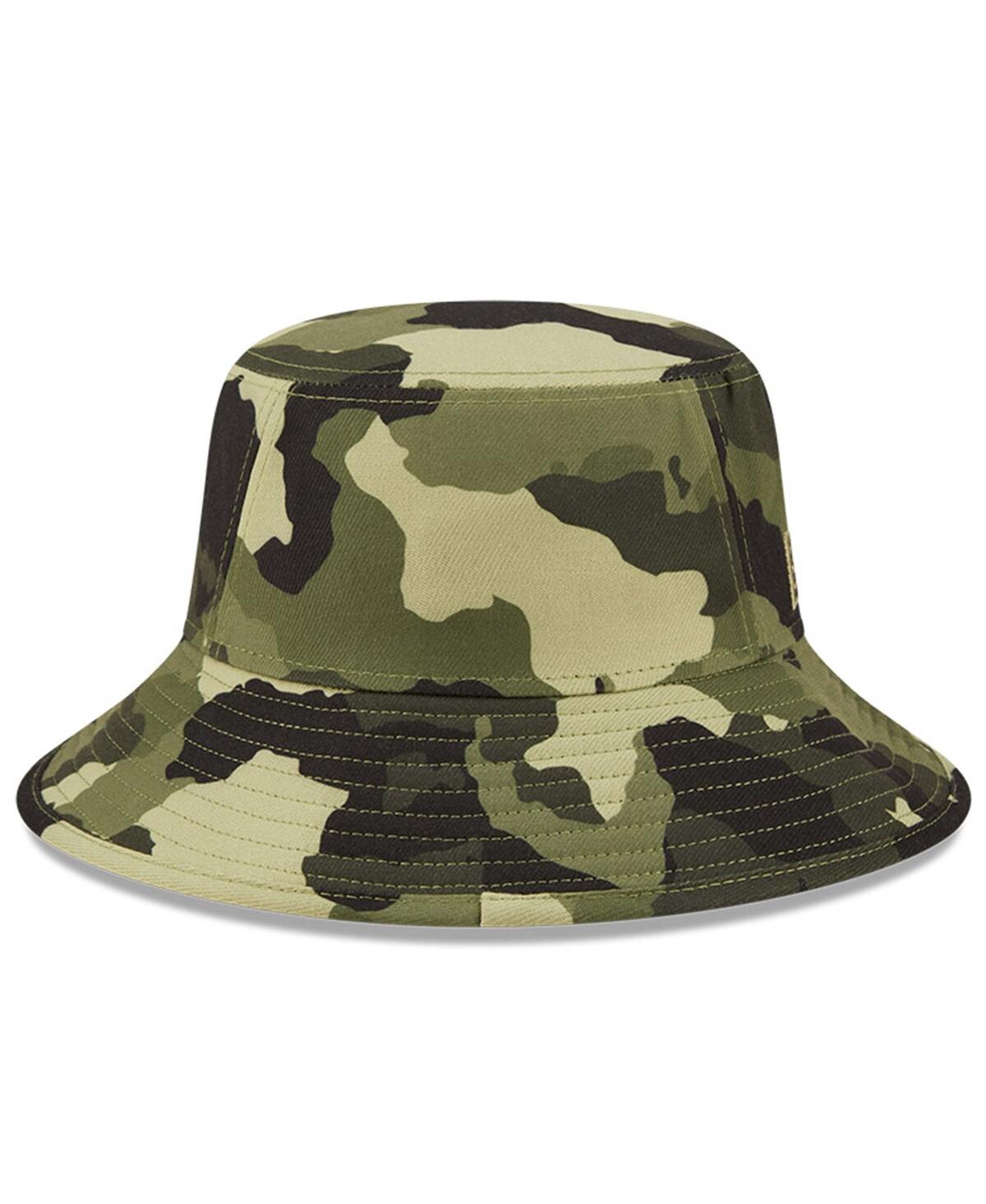 Shop New Era Men's  Camo Chicago Cubs 2022 Armed Forces Day Bucket Hat