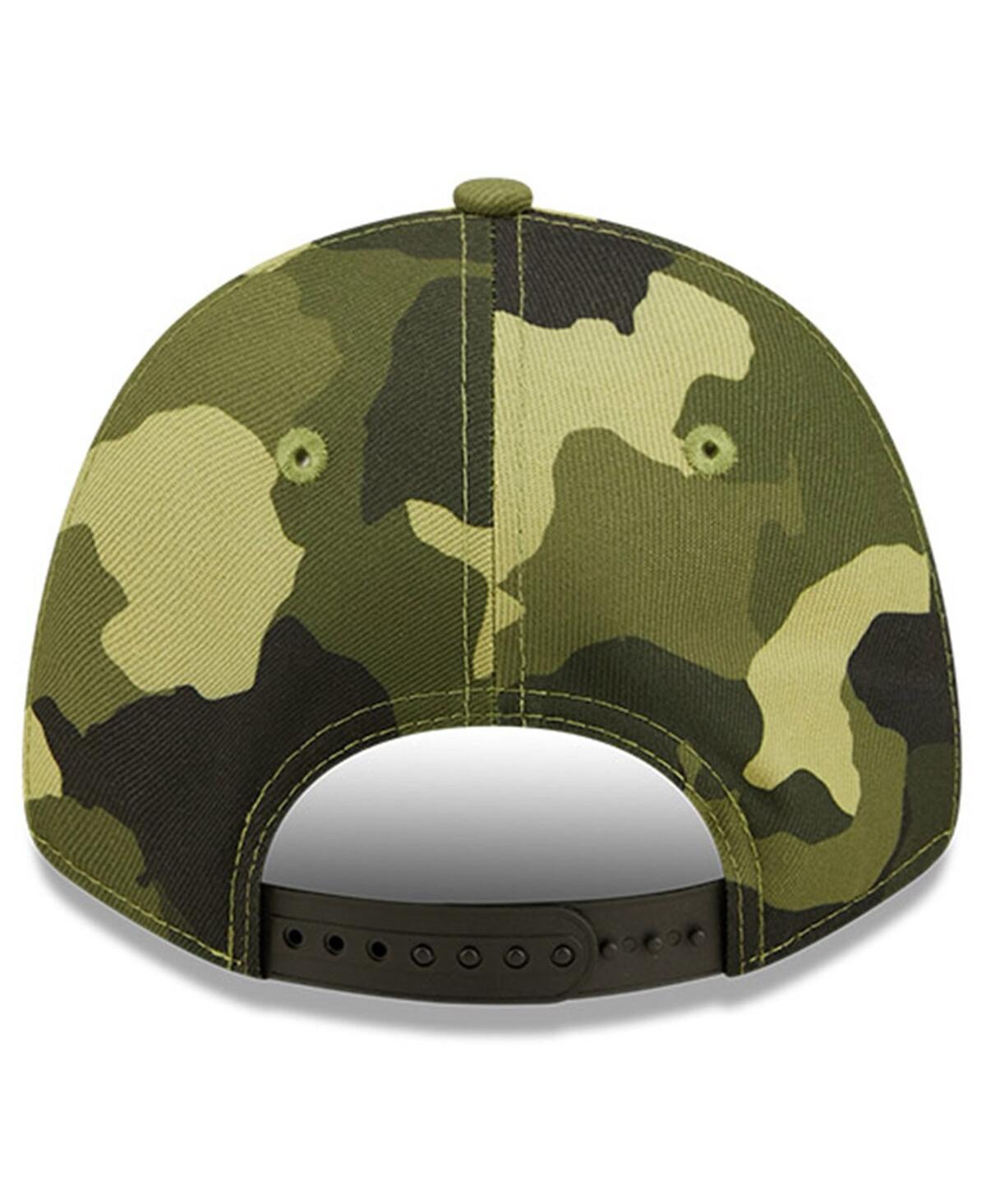 Men's New EraOakland Athletics 2022 Armed Forces Day 9FORTY Snapback Adjustable Hat - Camo