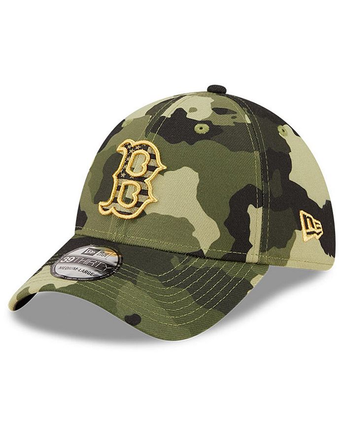 New Era Men's Camo Boston Red Sox 2022 Armed Forces Day 39THIRTY Flex ...