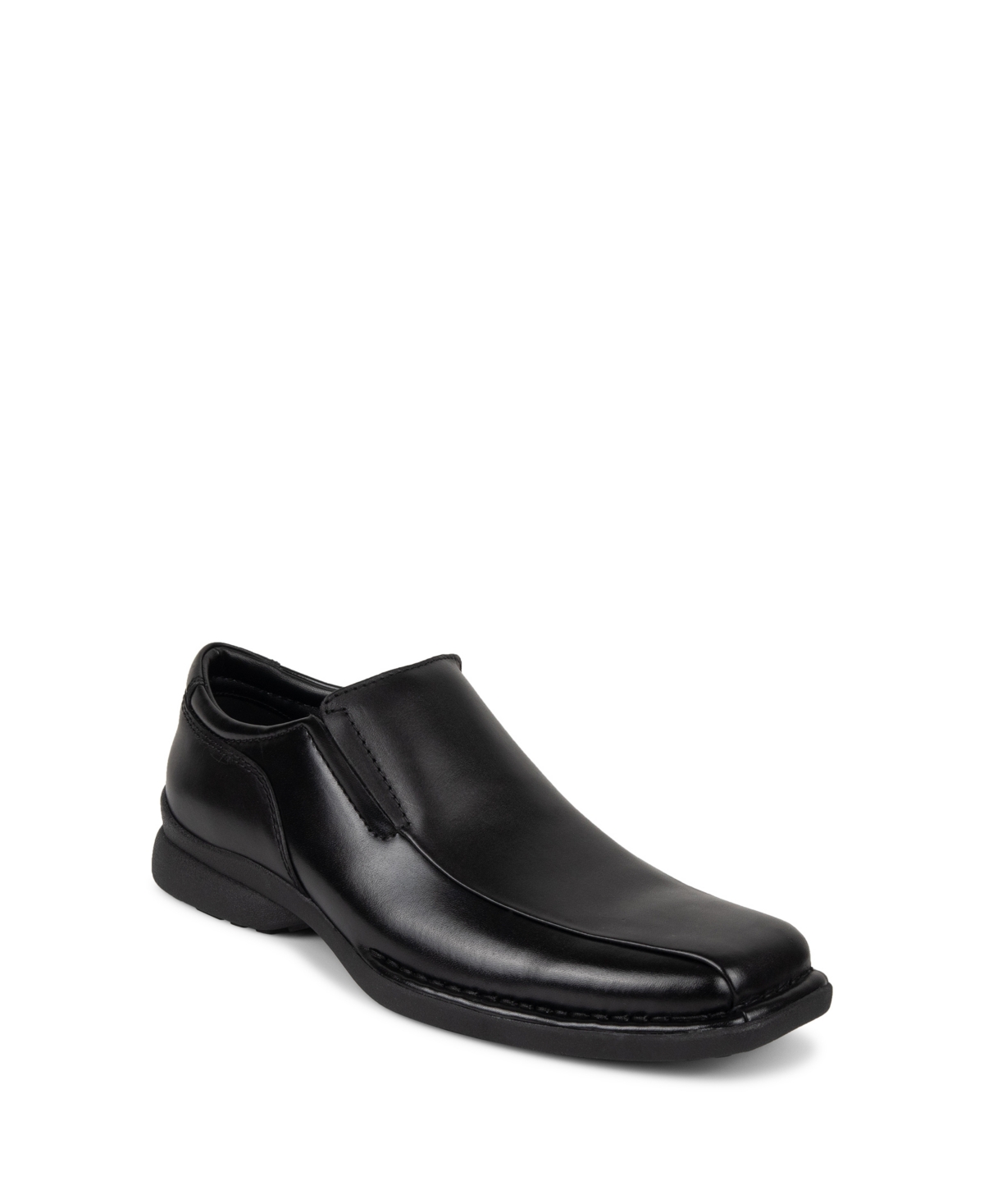 Kenneth Cole Reaction Men's Punchual Leather Bicycle Loafers In Black